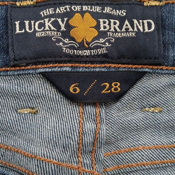 Lucky Brand Charlie Skinny Jeans Sz 6 NWOT - Picture 8 of 10